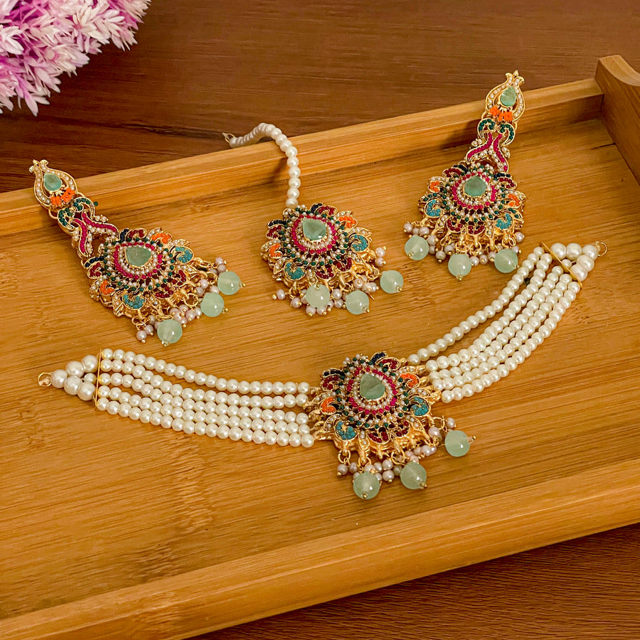 Jashne Bahara Choker Set – CS-54