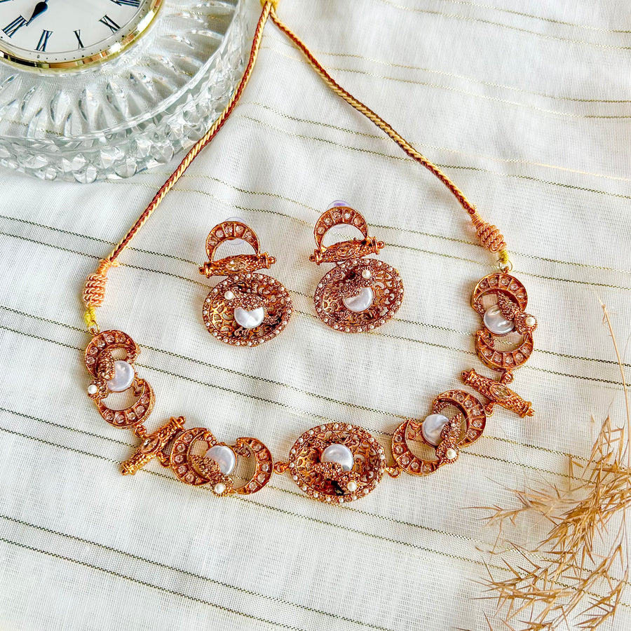 Mahpara Necklace Set - (S-72)