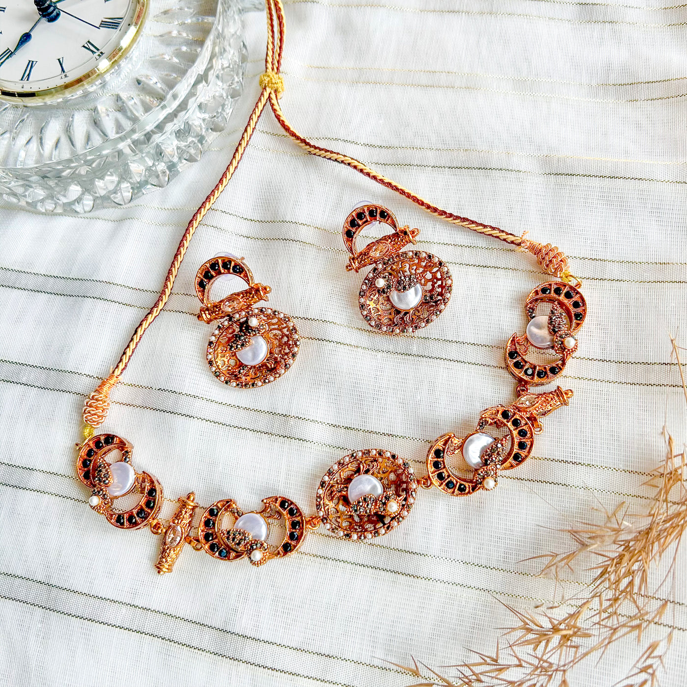 Mahpara Necklace Set - (S-72)