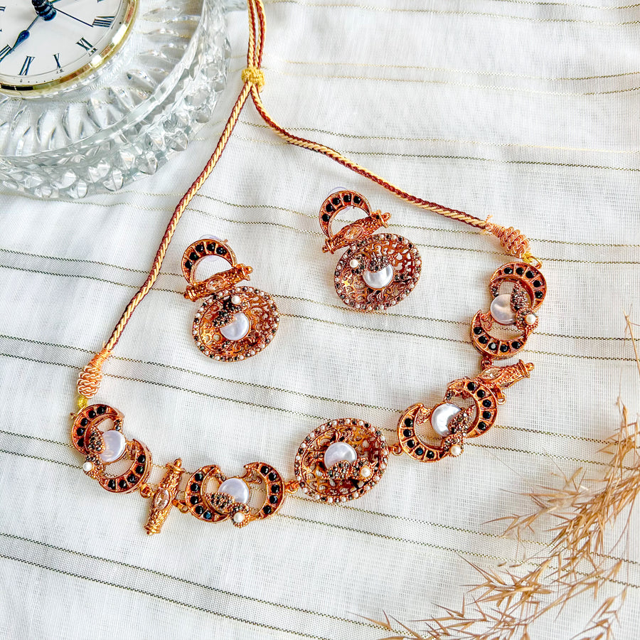 Mahpara Necklace Set - (S-72)