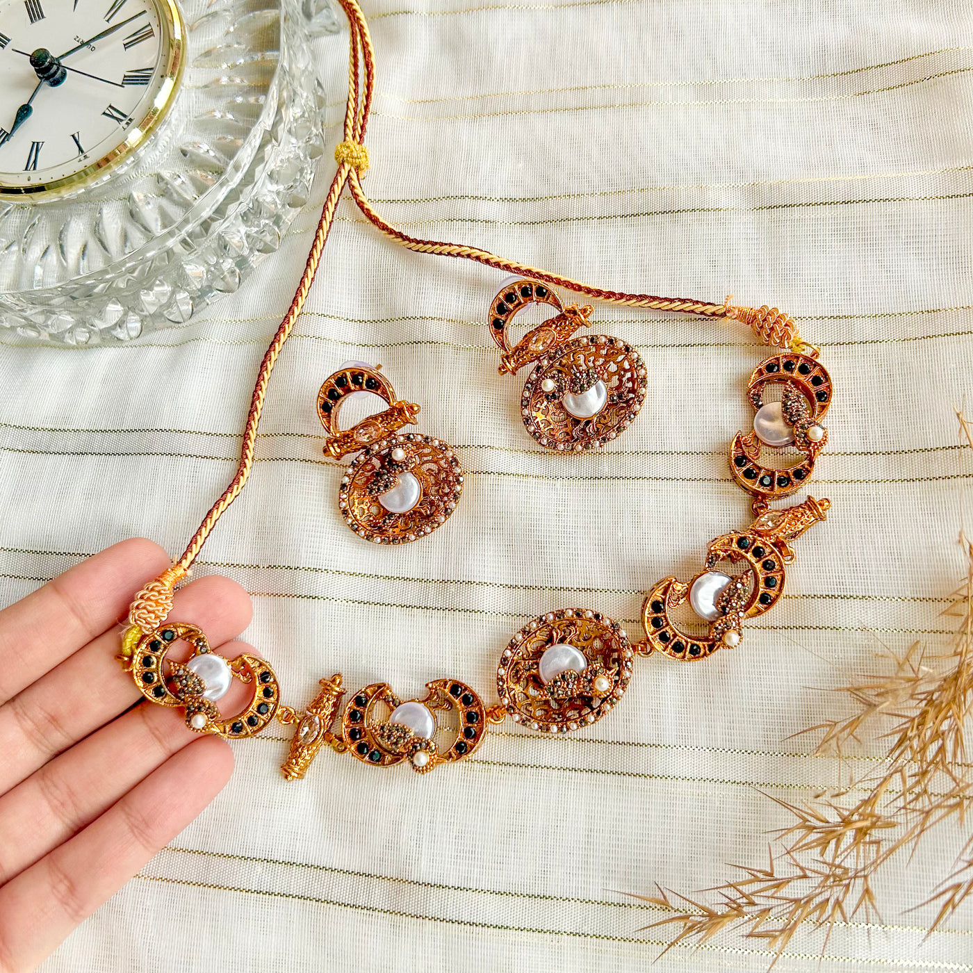 Mahpara Necklace Set - (S-72)