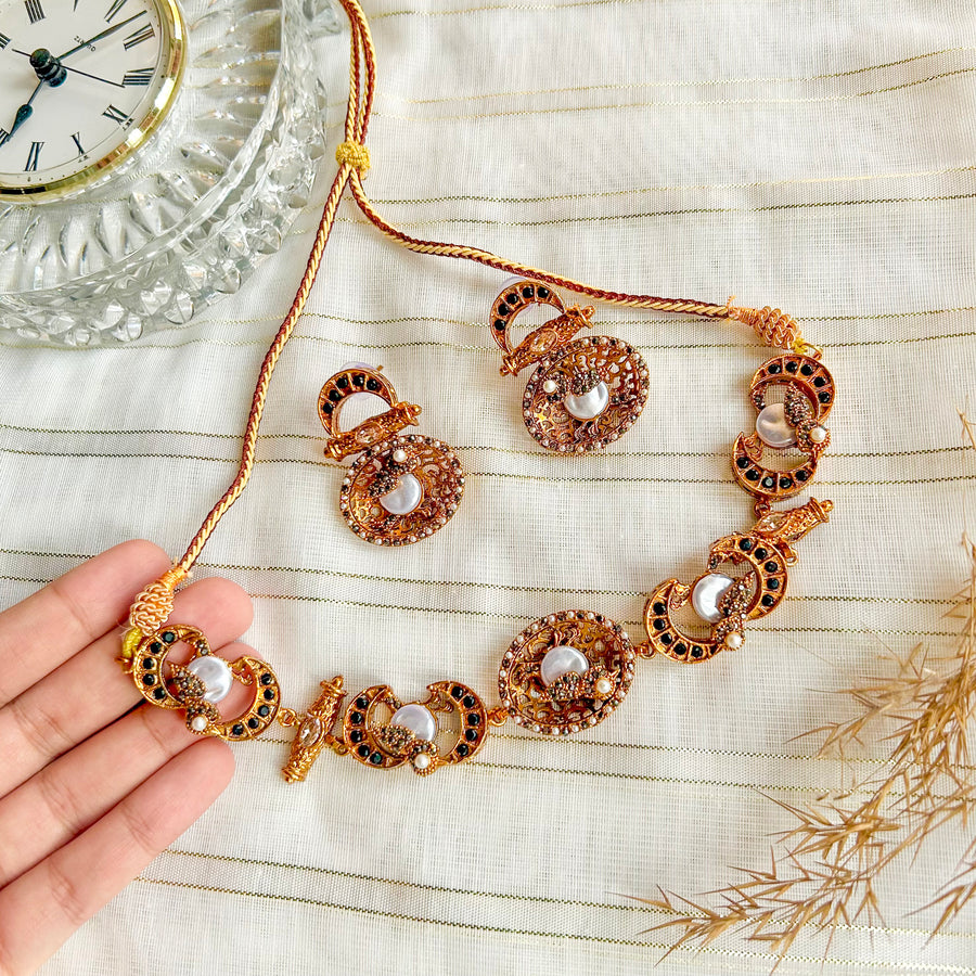 Mahpara Necklace Set - (S-72)