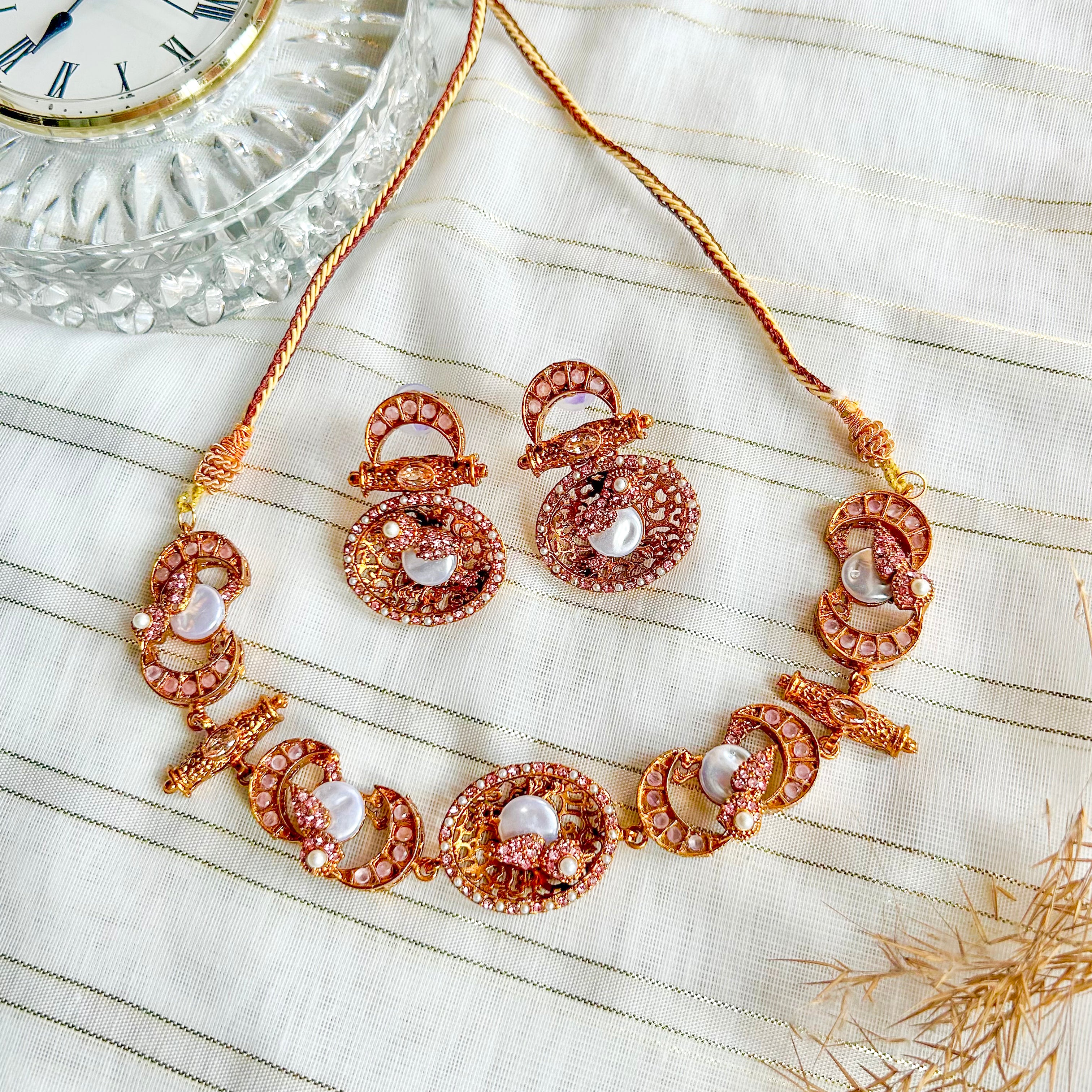 Mahpara Necklace Set - (S-72)