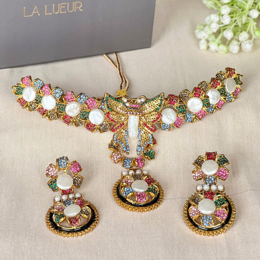 Parwana Choker Set – (CS-62)