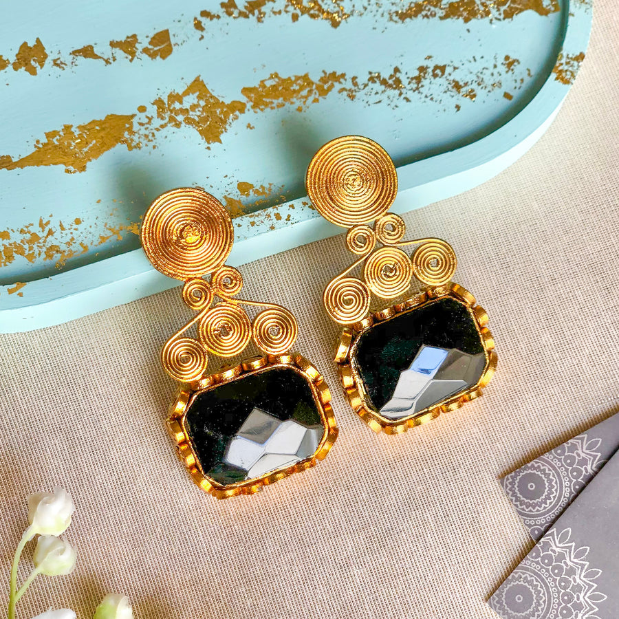 Naqsh-e-Gohar Earrings - (ER-136)