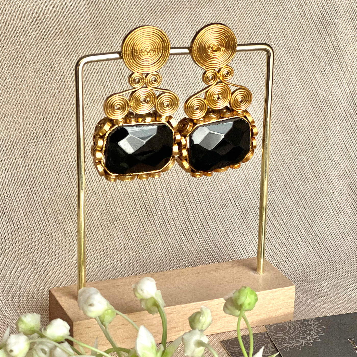 Naqsh-e-Gohar Earrings - (ER-136)