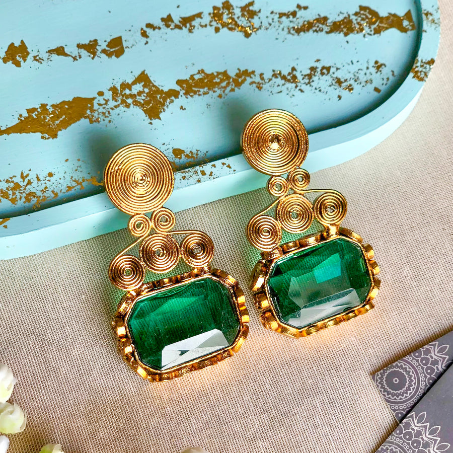Naqsh-e-Gohar Earrings - (ER-136)