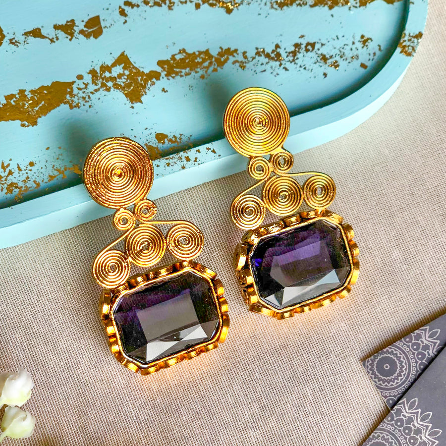 Naqsh-e-Gohar Earrings - (ER-136)
