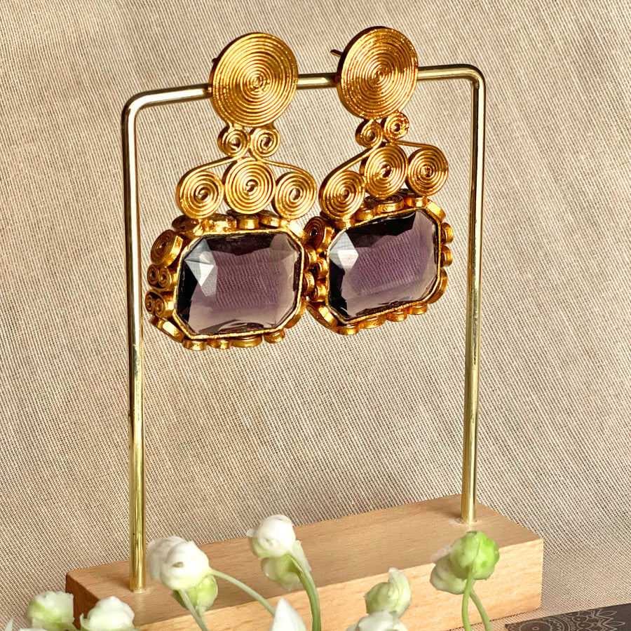 Naqsh-e-Gohar Earrings - (ER-136)