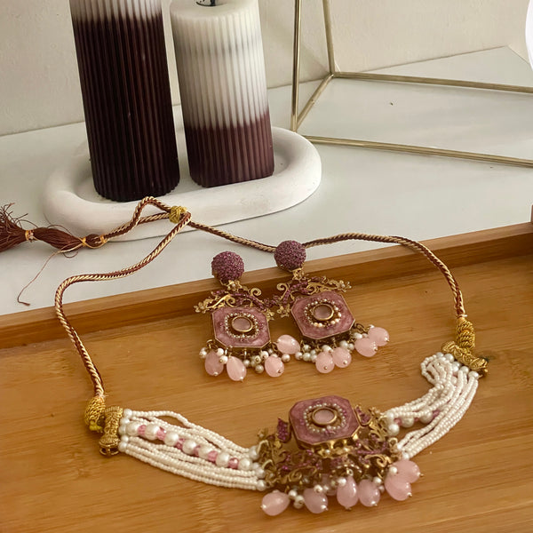 Naureen Half Choker Set - CS-44