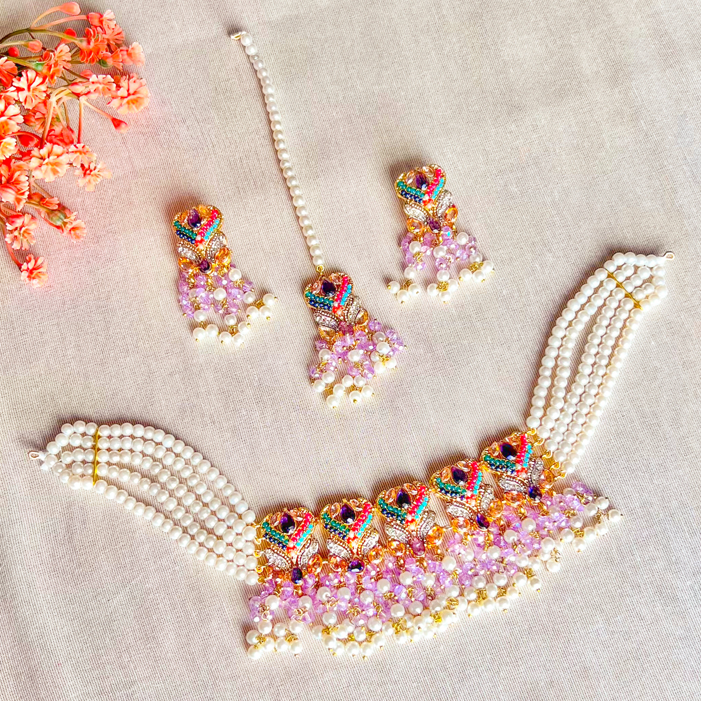 Nazm-e-Gul Choker Set – (CS-64)