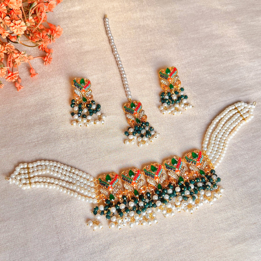 Nazm-e-Gul Choker Set – (CS-64)