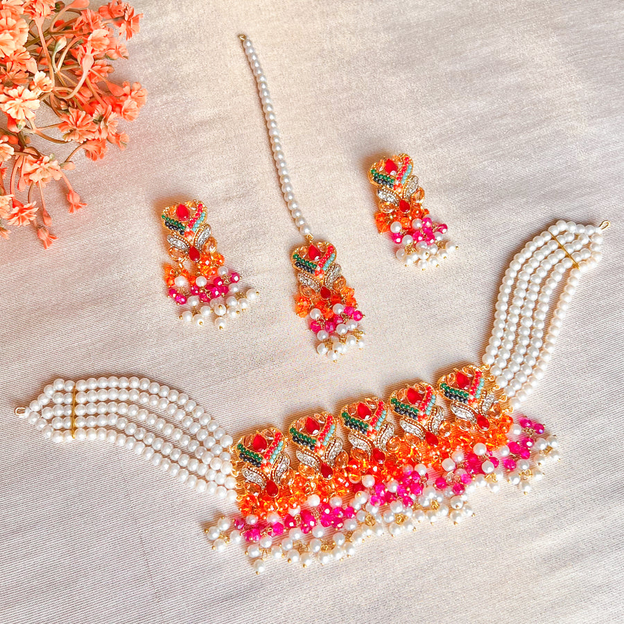Nazm-e-Gul Choker Set – (CS-64)