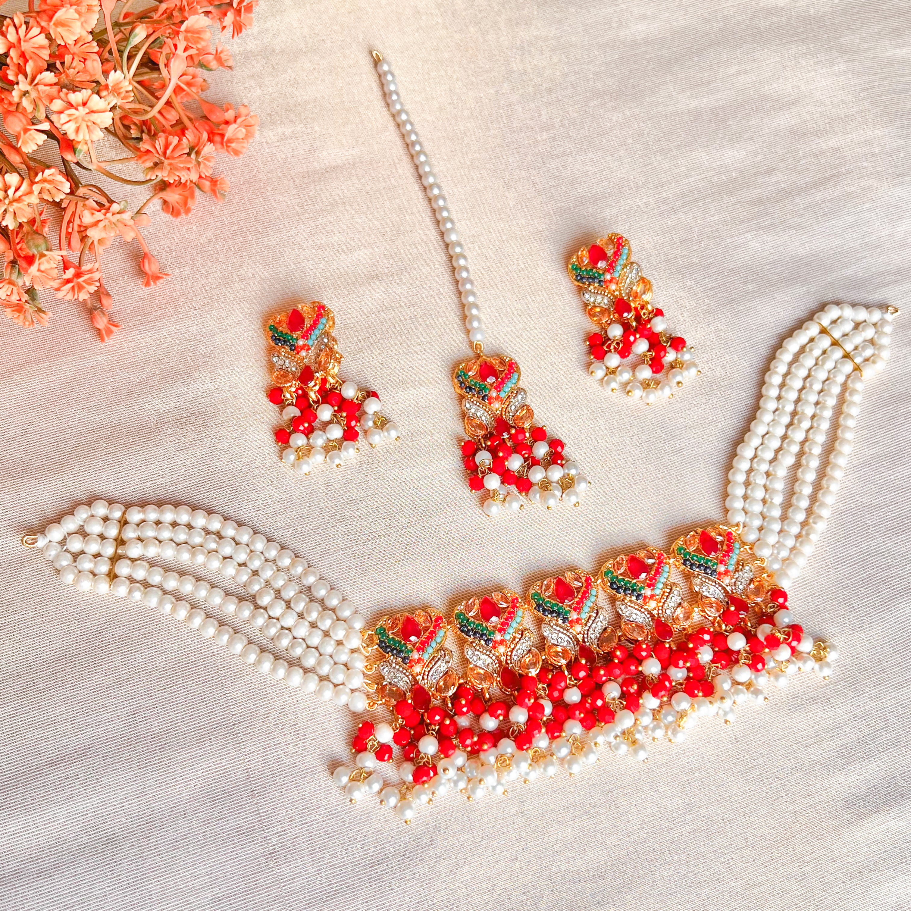 Nazm-e-Gul Choker Set – (CS-64)