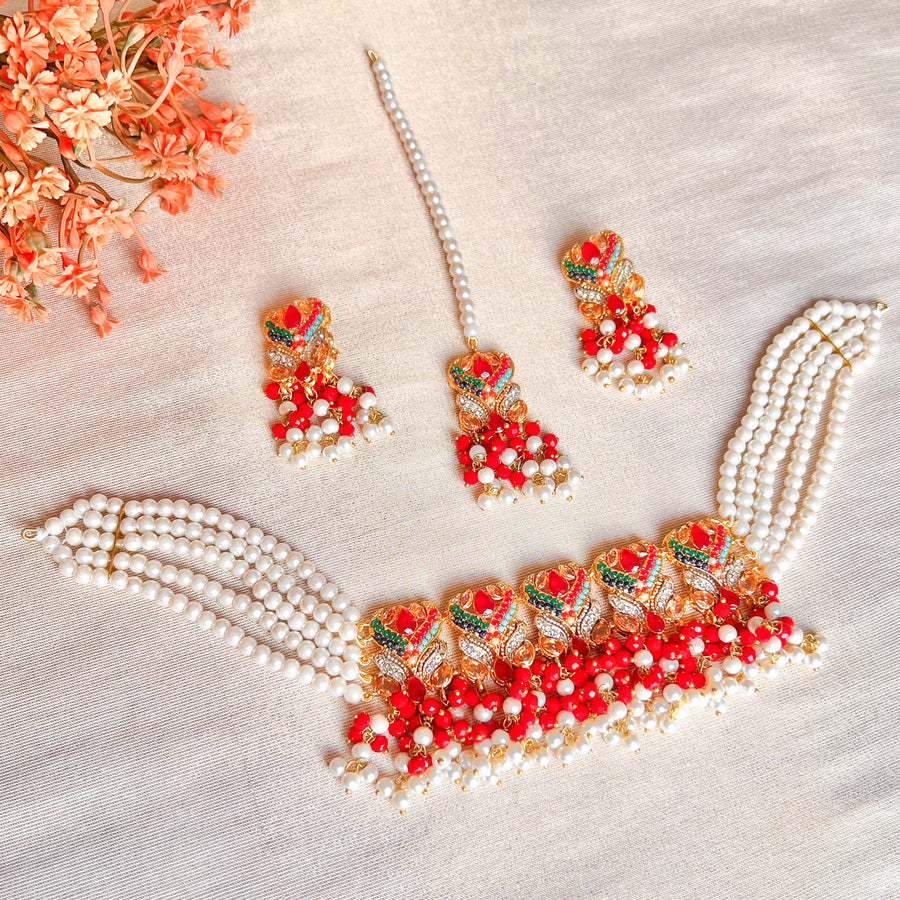 Nazm-e-Gul Choker Set – (CS-64)