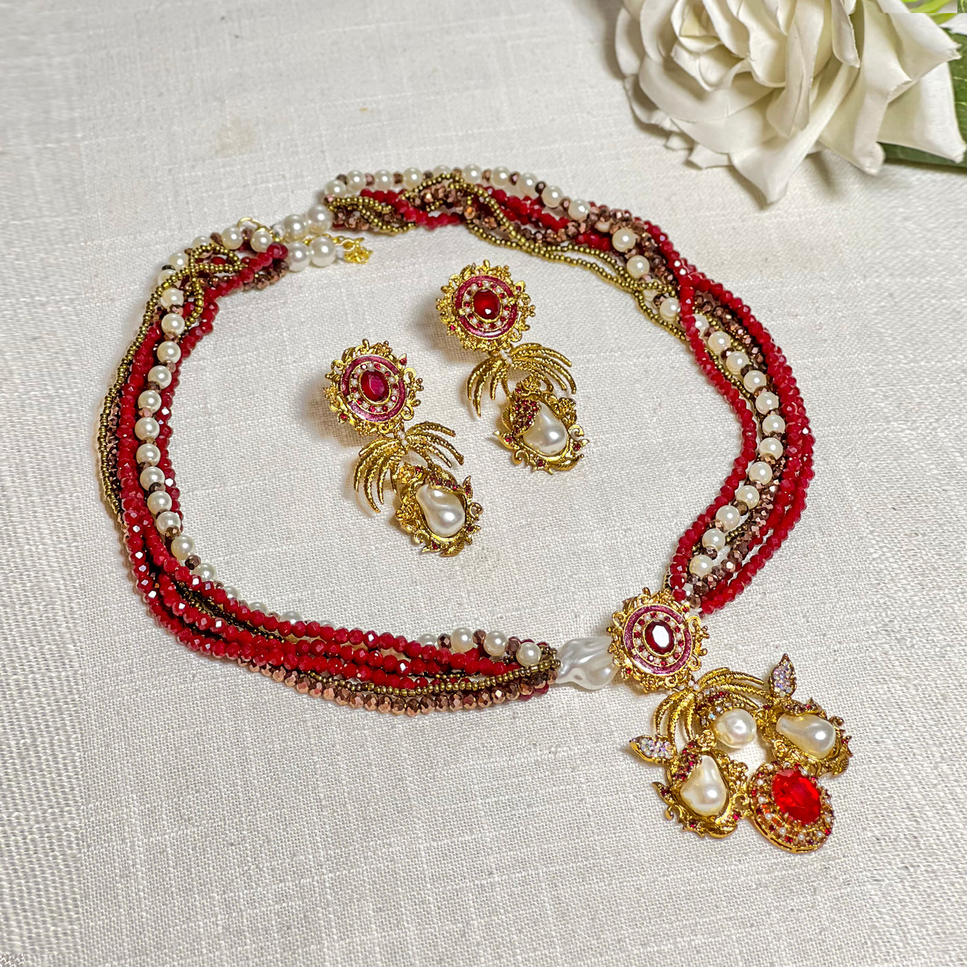 Nazneen Mala Set - (S-75)