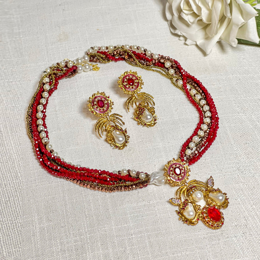 Nazneen Mala Set - (S-75)