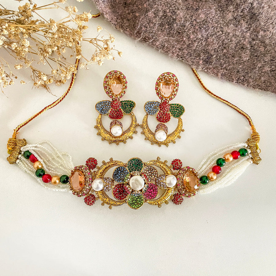 Rangreza Choker Set – (CS-63)