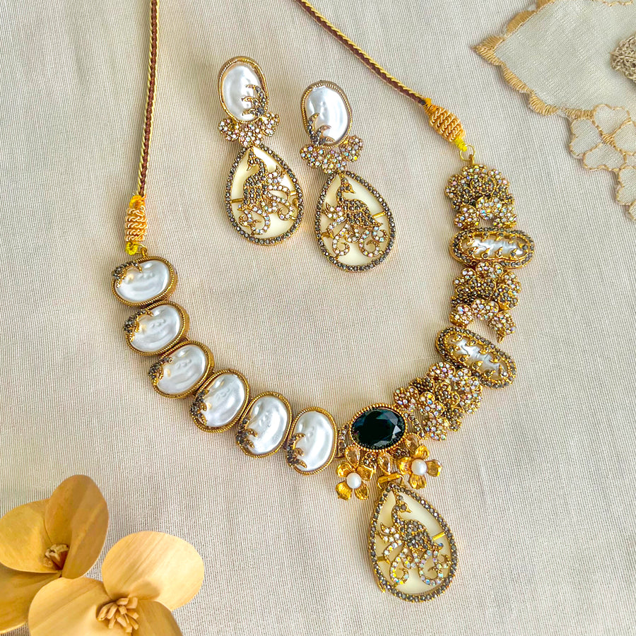 Raqs-e-Mina Necklace Set - (S-68)