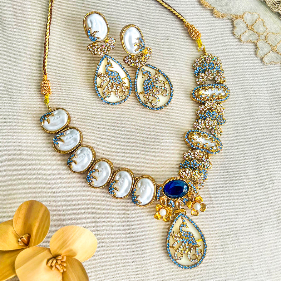 Raqs-e-Mina Necklace Set - (S-68)