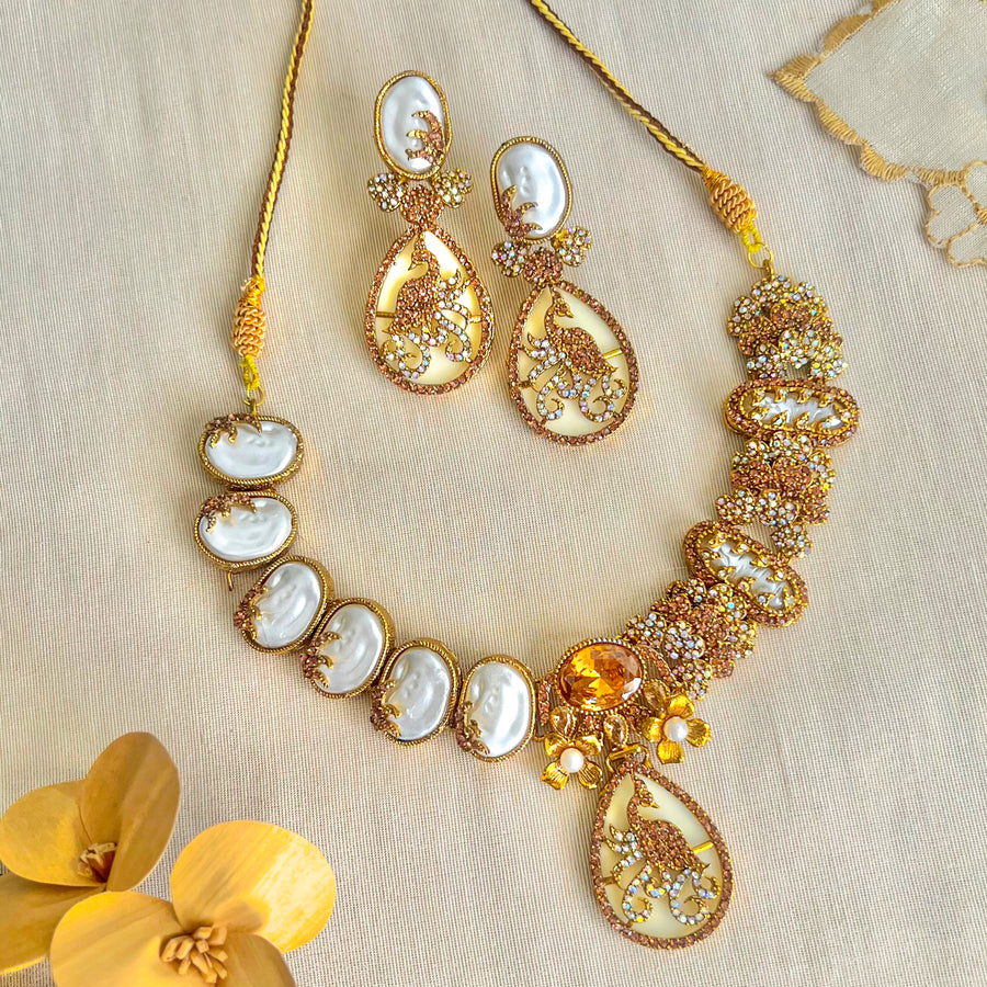 Raqs-e-Mina Necklace Set - (S-68)