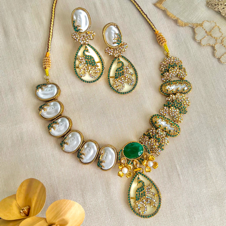 Raqs-e-Mina Necklace Set - (S-68)
