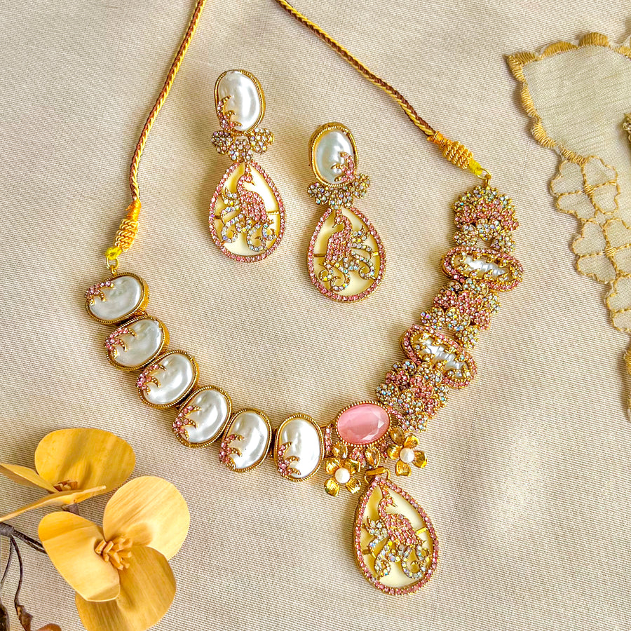 Raqs-e-Mina Necklace Set - (S-68)