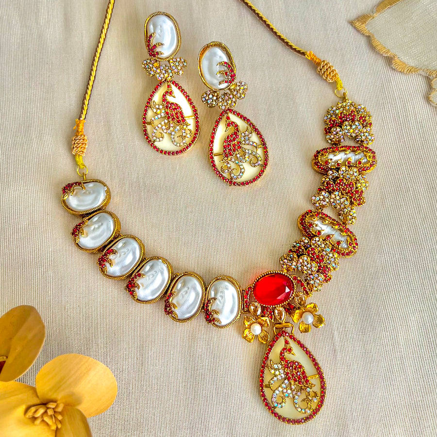Raqs-e-Mina Necklace Set - (S-68)