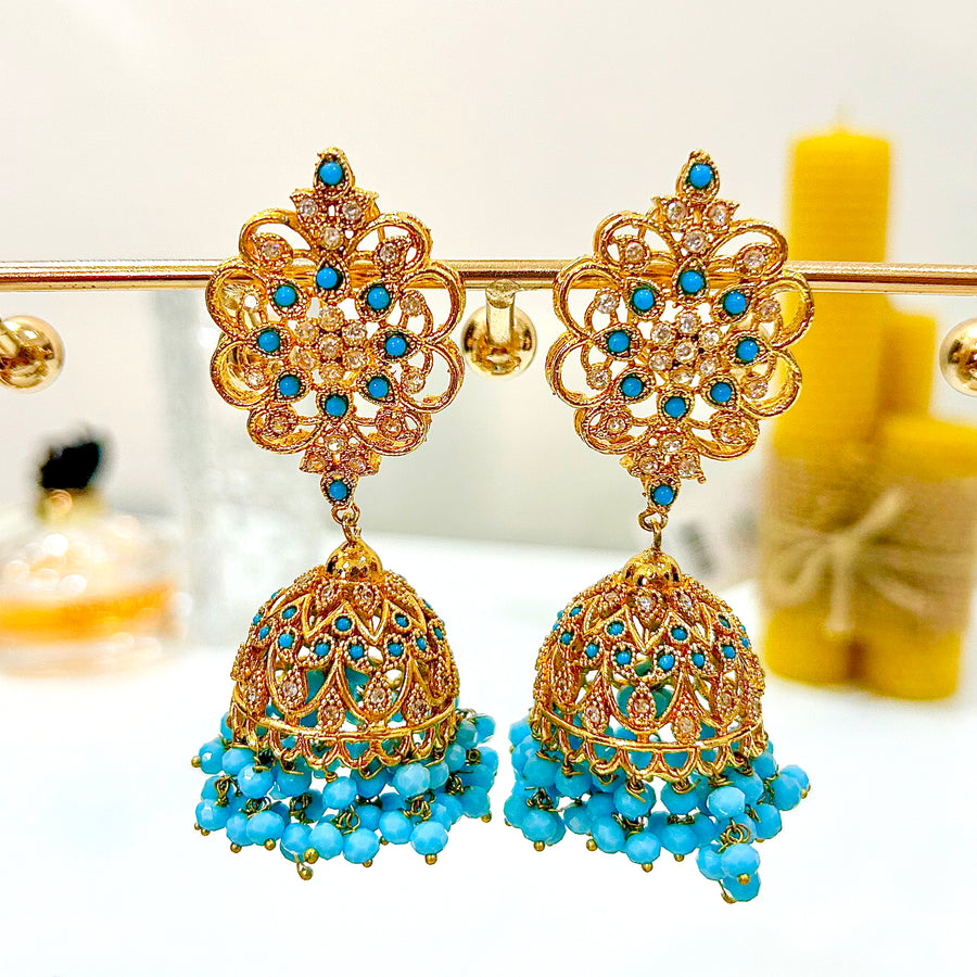 Raqs-e-Noor Jhumkas - (JK-34)