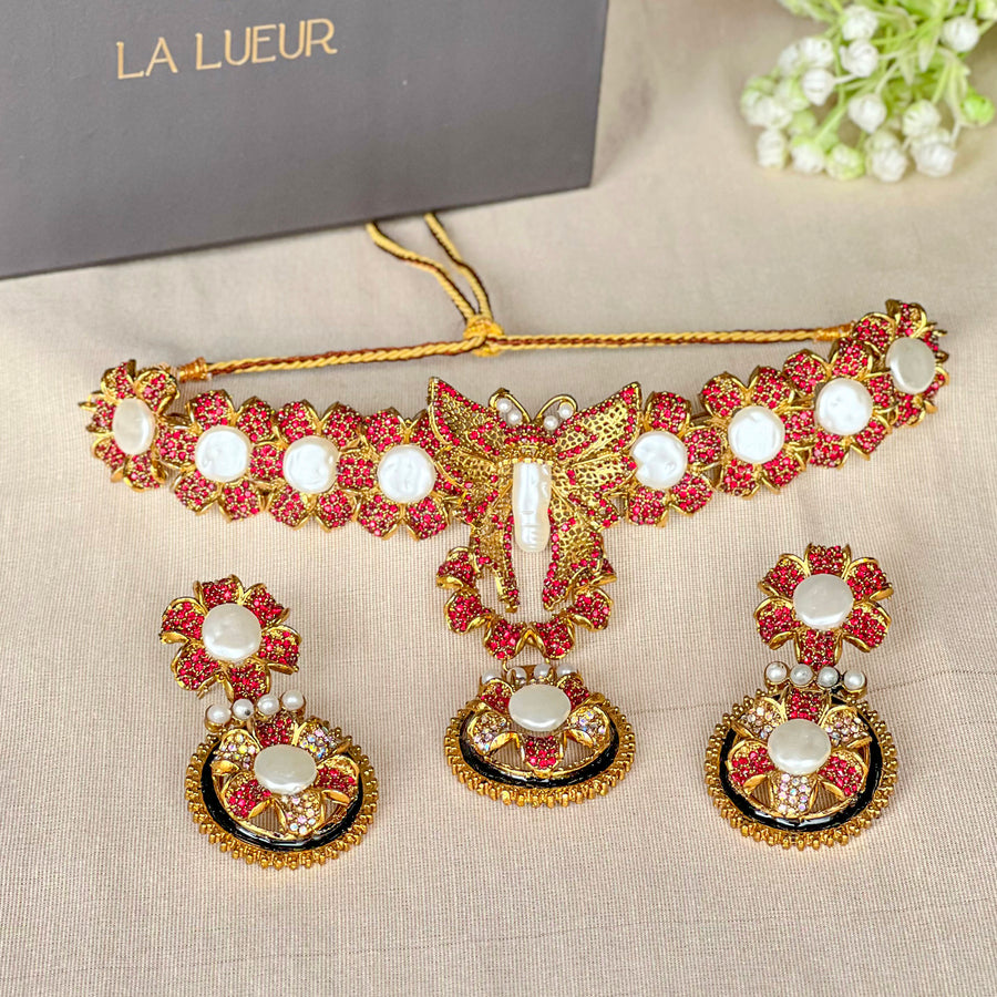 Parwana Choker Set – (CS-62)