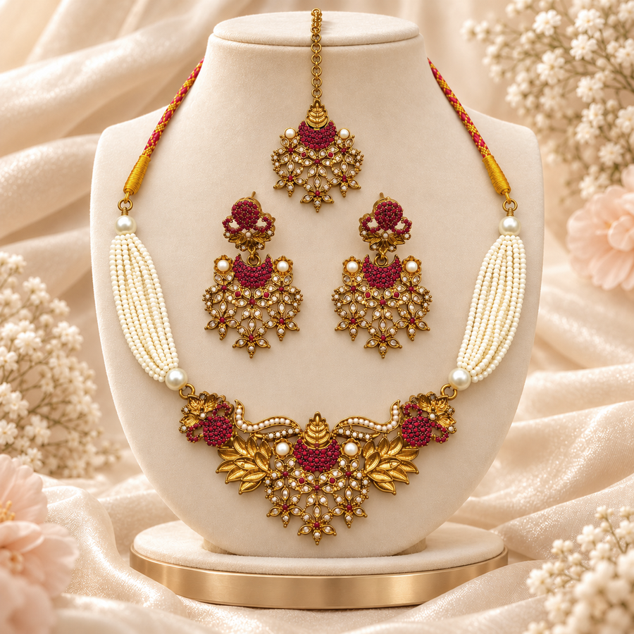 Aarasta Necklace Set - (S-84)