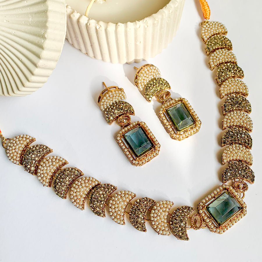 Dur-e-Fishan Necklace Set – S-63