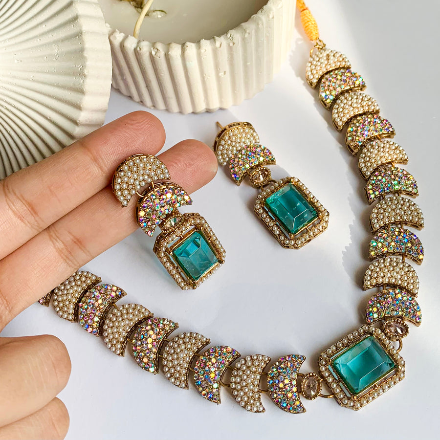 Dur-e-Fishan Necklace Set – S-63