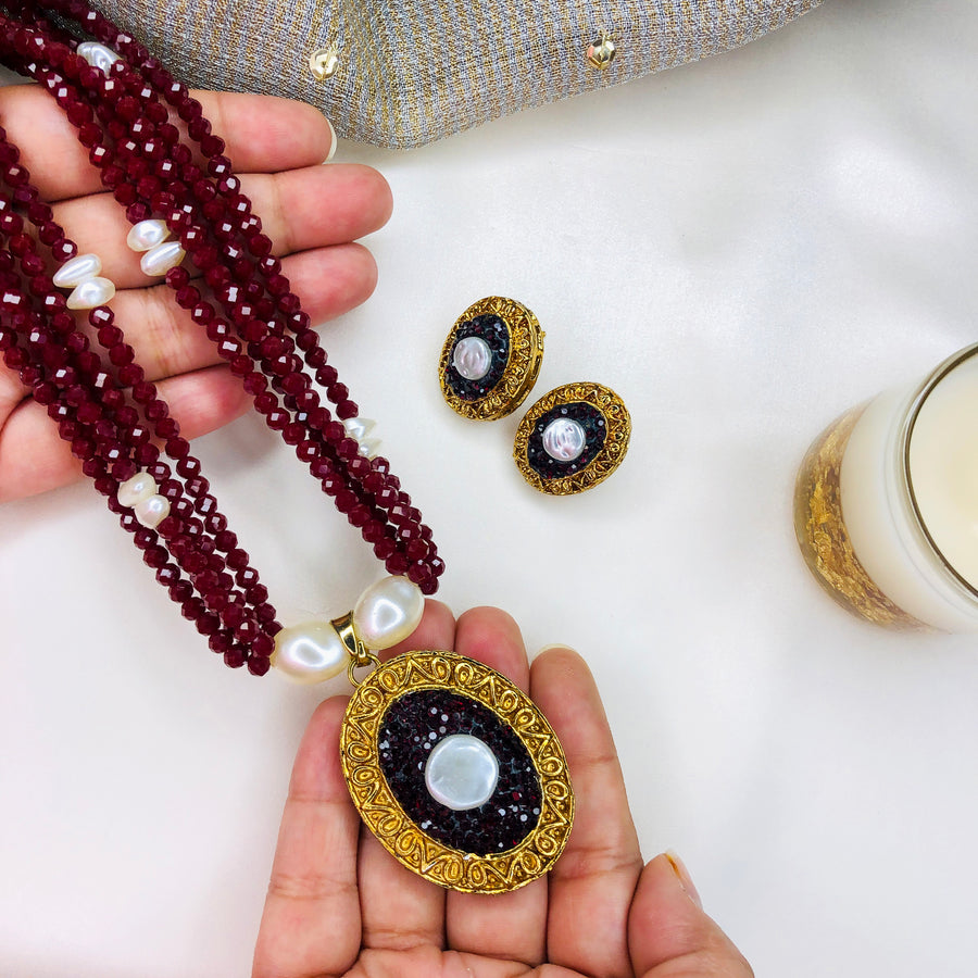 Gul Mohar Mala Set – S-64