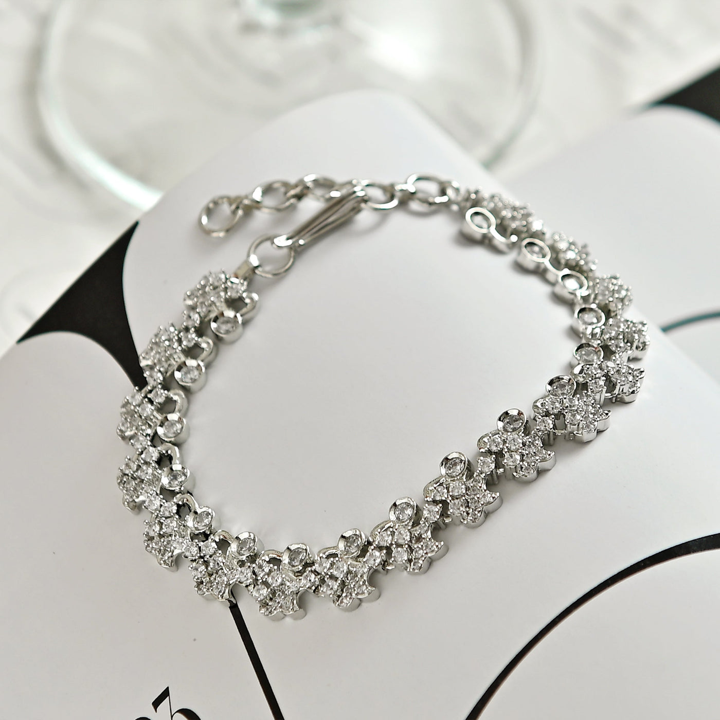 Eternal Radiance (American Diamond)  Bracelet - (BR - 20)