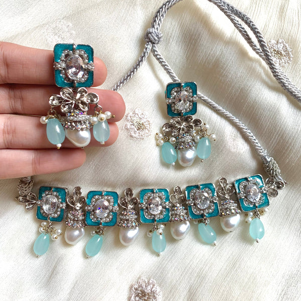 Zewar-e-Moti Pearl and Meena Choker CS-45