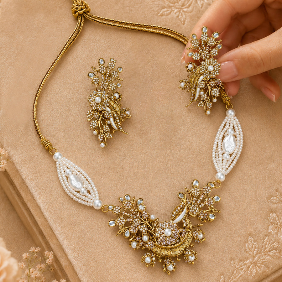 Shabistaan Choker Set - (S-77)