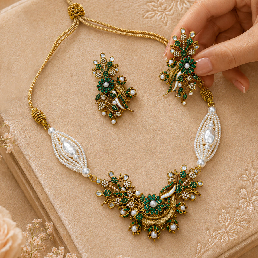 Shabistaan Choker Set - (S-77)