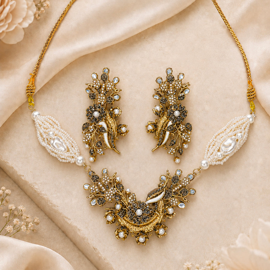 Shabistaan Choker Set - (S-77)