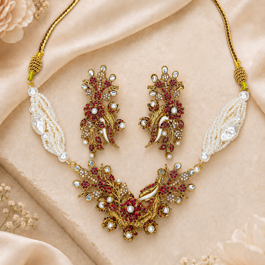 Shabistaan Choker Set - (S-77)