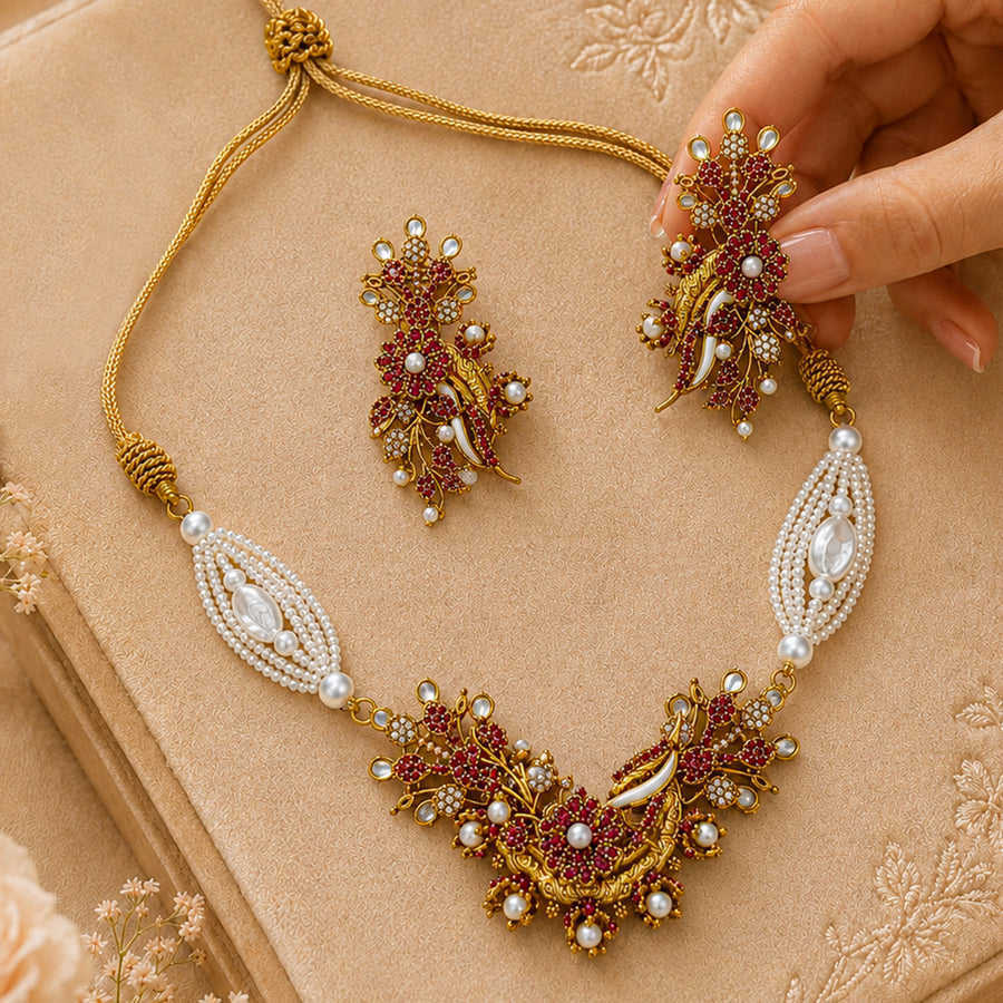 Shabistaan Choker Set - (S-77)