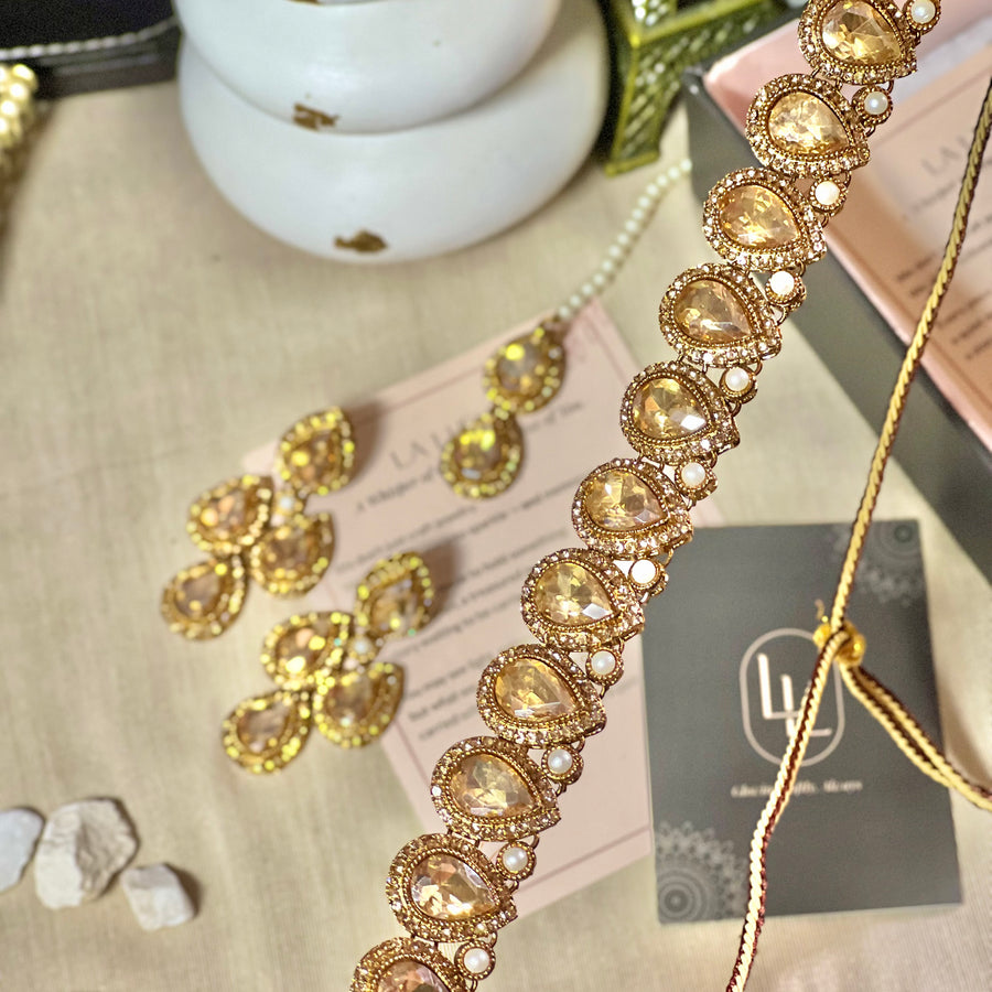 Shabnam Necklace Set - (S-70)