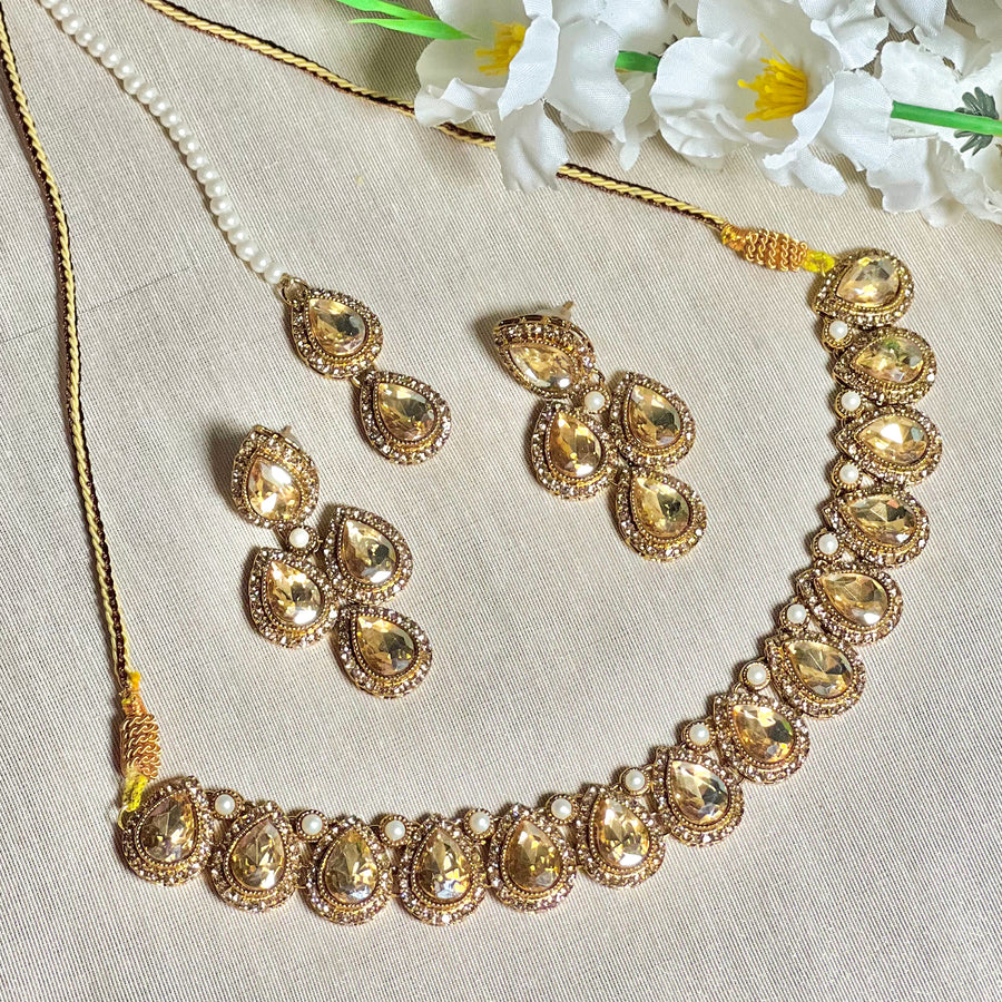 Shabnam Necklace Set - (S-70)