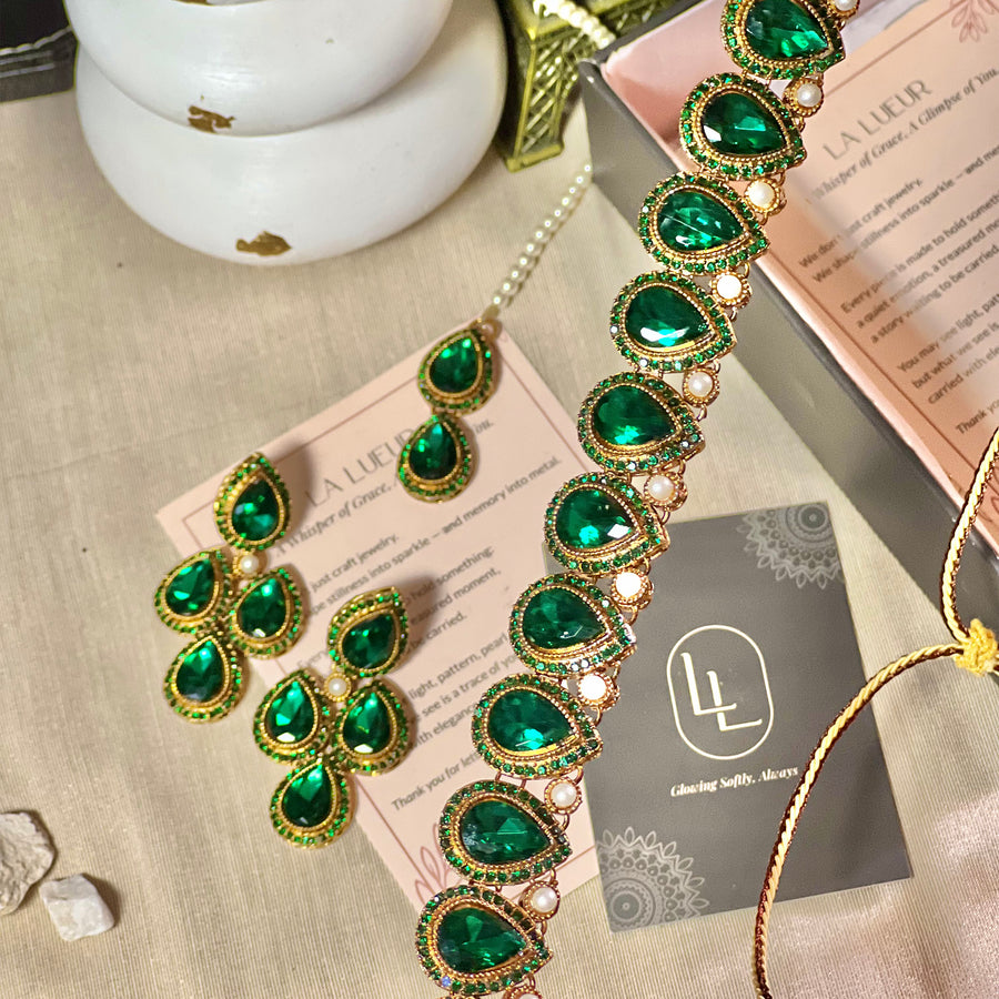 Shabnam Necklace Set - (S-70)