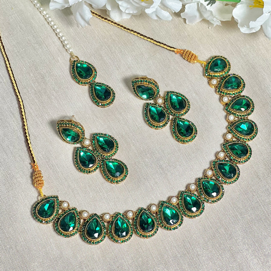 Shabnam Necklace Set - (S-70)
