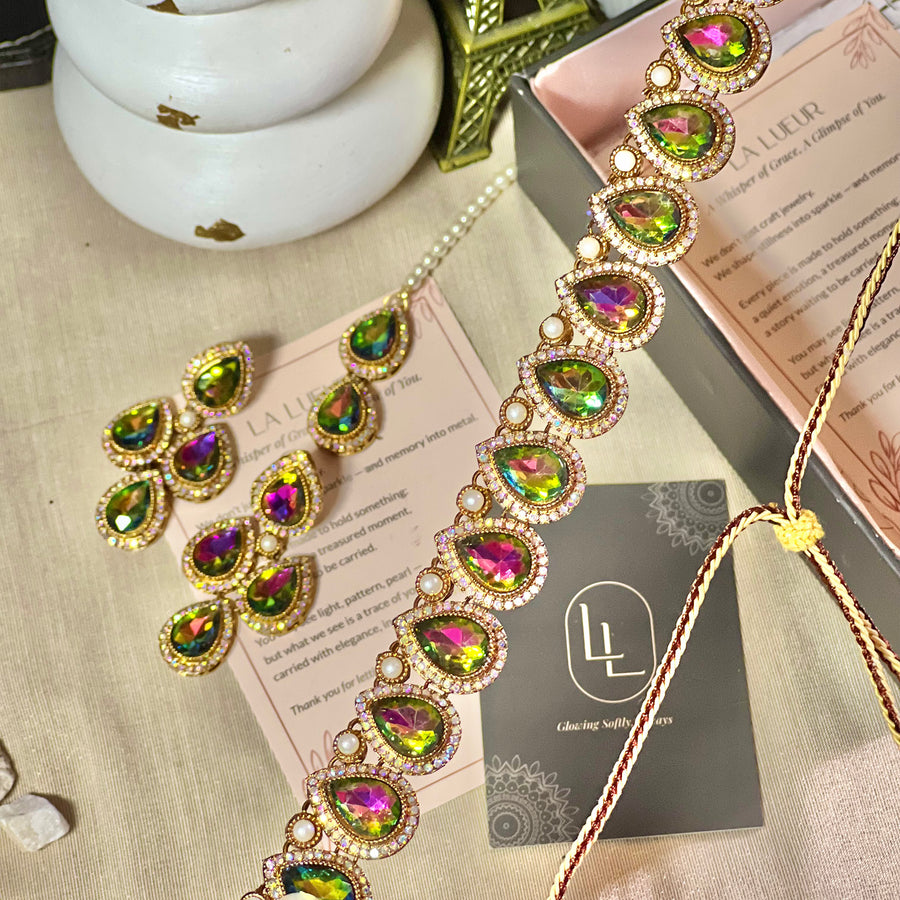 Shabnam Necklace Set - (S-70)