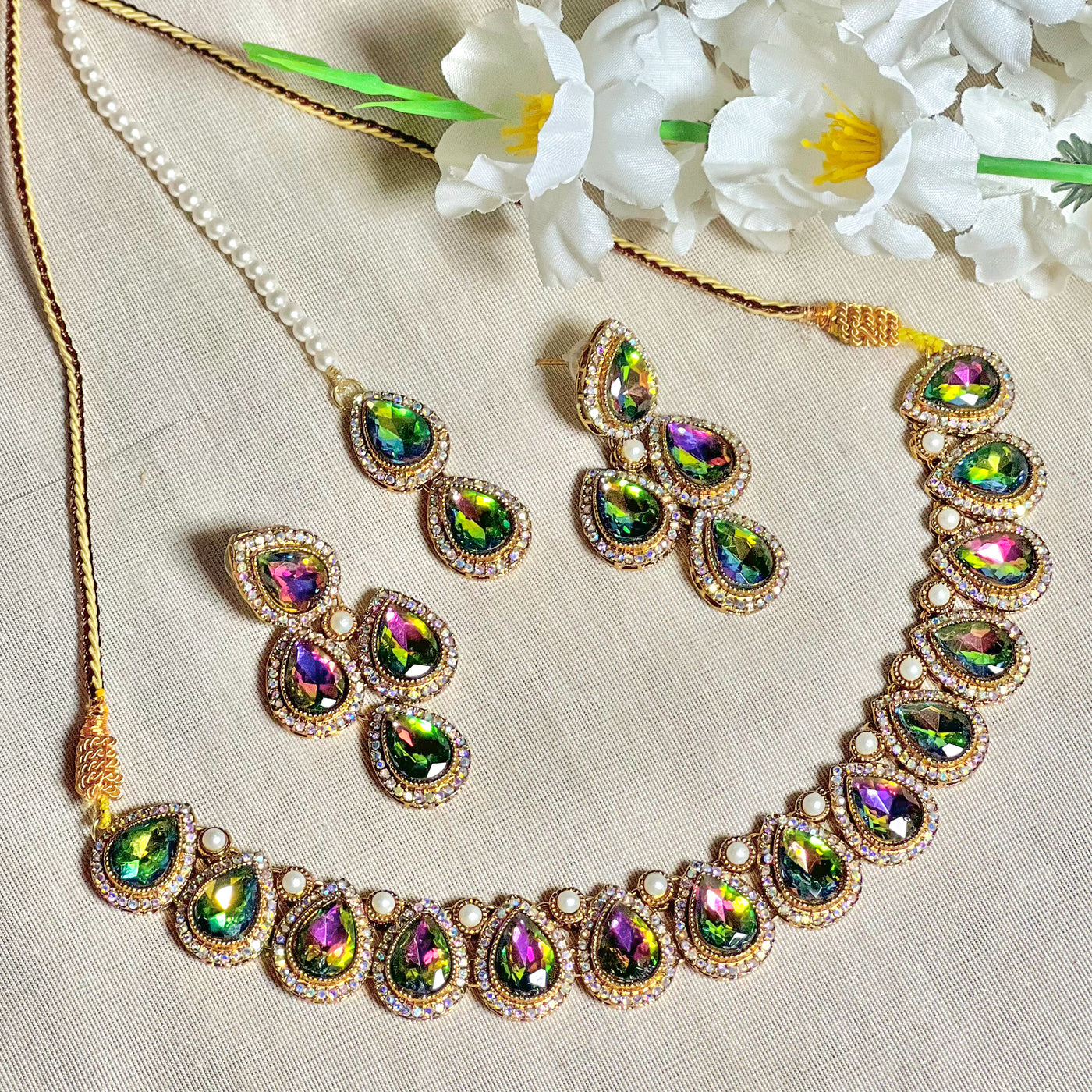 Shabnam Necklace Set - (S-70)
