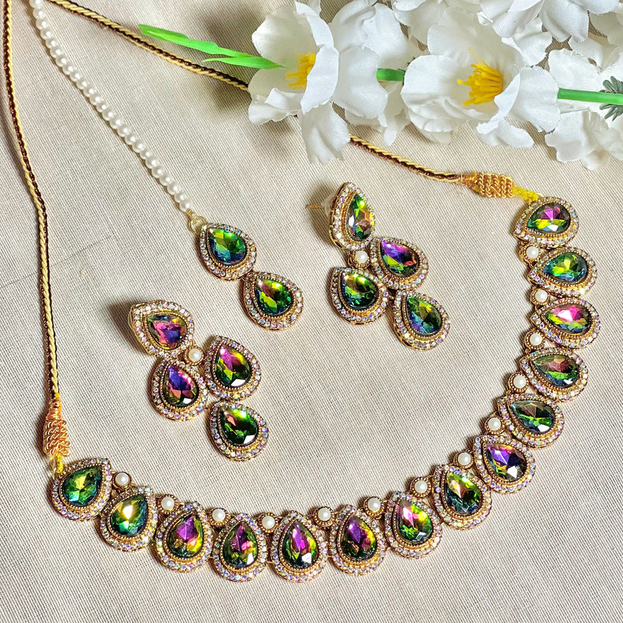 Shabnam Necklace Set - (S-70)