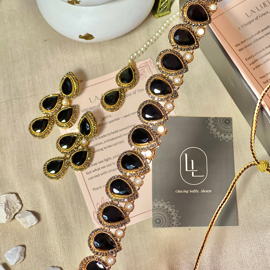 Shabnam Necklace Set - (S-70)