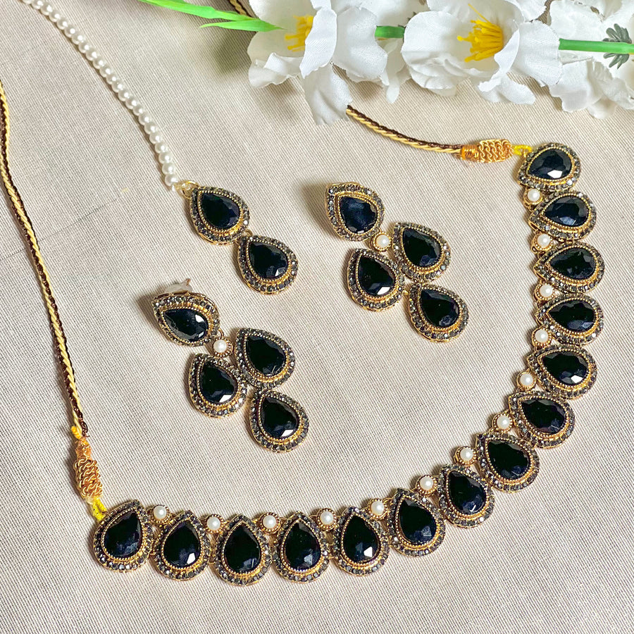 Shabnam Necklace Set - (S-70)